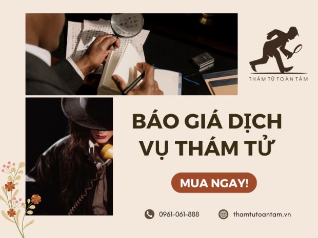 Báo giá dịch vụ thám tử Bắc Ninh