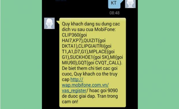 Cách kiểm tra gói cước mobiphone bằng tin nhắn