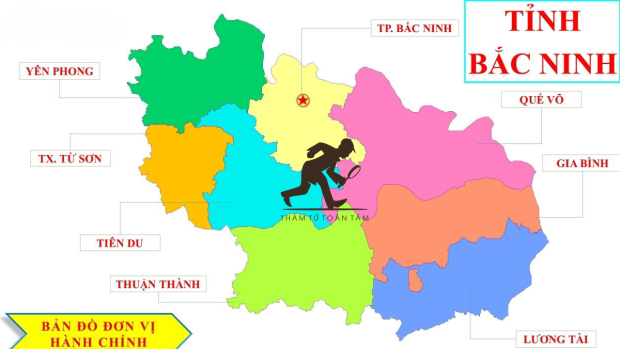 Địa bàn cung cấp dịch vụ thám tử Bắc Ninh