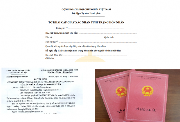 Hồ sơ xin giấy xác nhận ly hôn