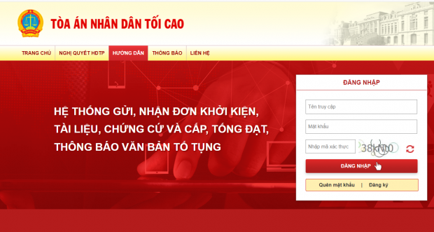 Nộp đơn ly hôn trực tuyến qua cổng điện tử