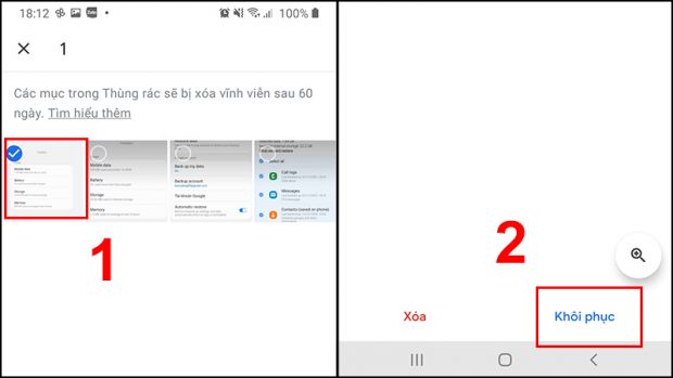 Khôi phục ảnh đã xóa trên điện thoại