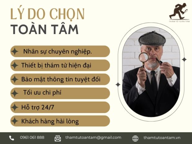 Vì sao nên chọn Dịch vụ thám tử Bắc Kạn tại Toàn Tâm?