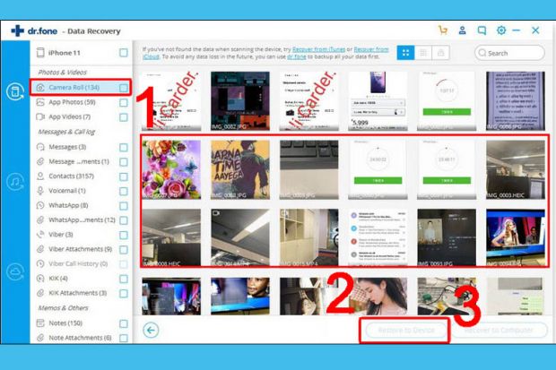 Khôi phục ảnh đã xóa trên điện thoại