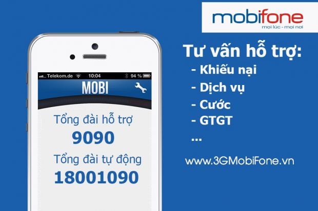Gọi tổng đài mobiphone để được tư vấn, hỗ trợ