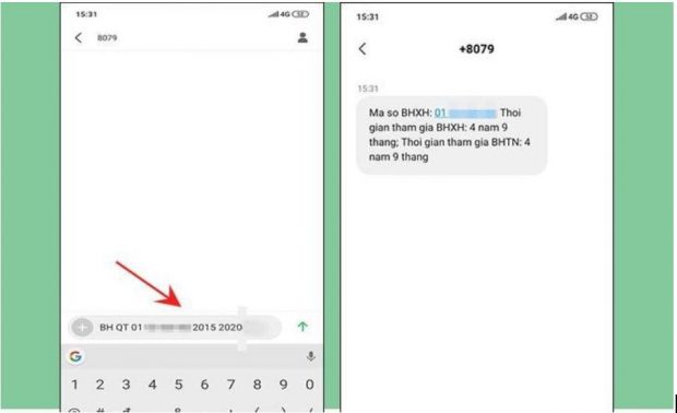 tra cứu thông qua SMS