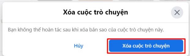 Xóa cuộc trò chuyện